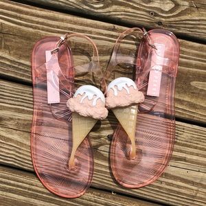 New condition Katy Perry ice cream sandals